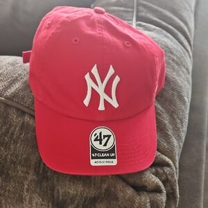 '47 Kids Red Adjustable Baseball Cap